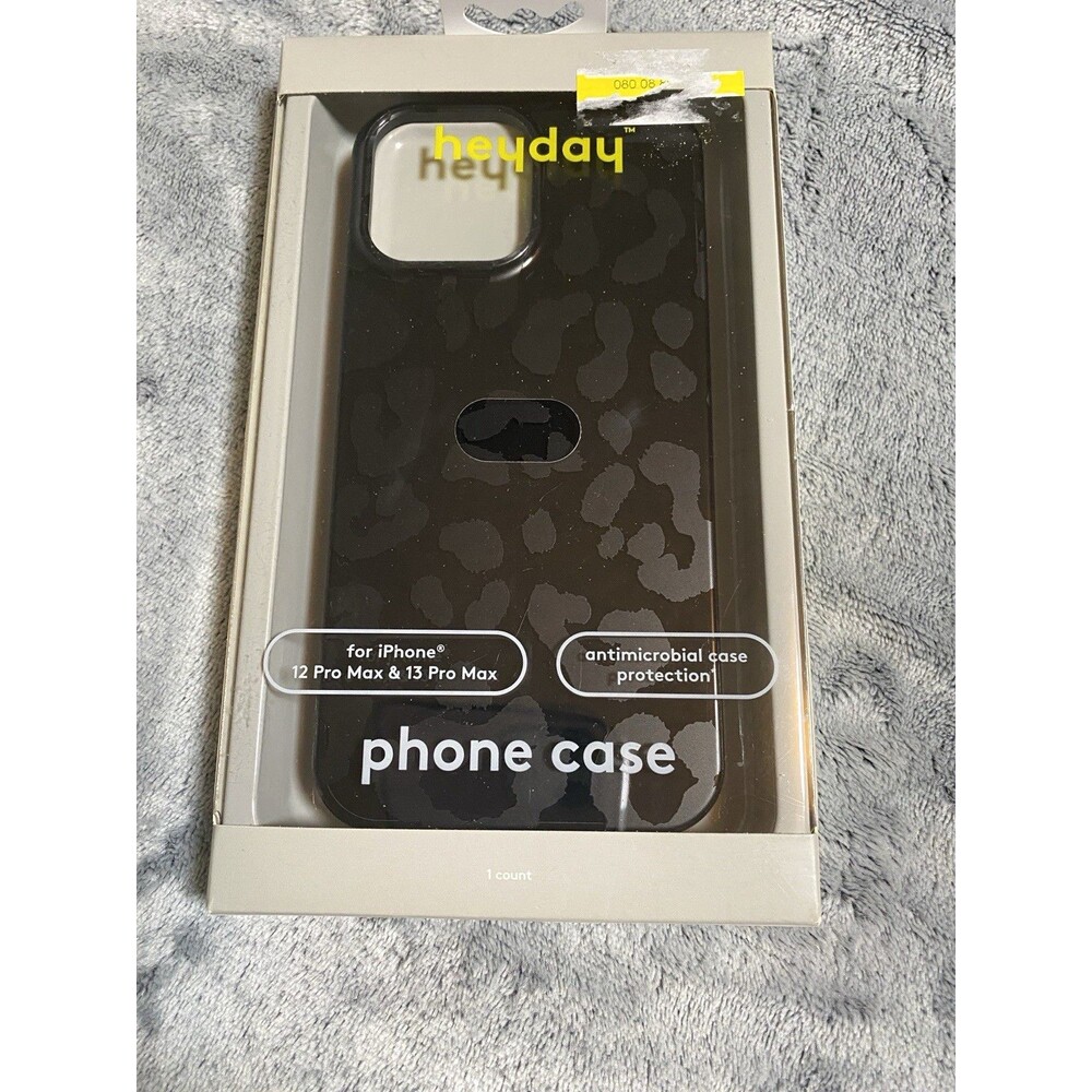 heyday Antimicrobial Phone Case for iPhone 12 Pro Max/13 Pro Max Black
